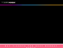 Tablet Screenshot of partyonmonday.com